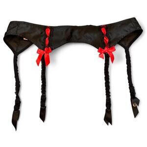 Agent Provocateur Brand New Black And Red Garter Belt